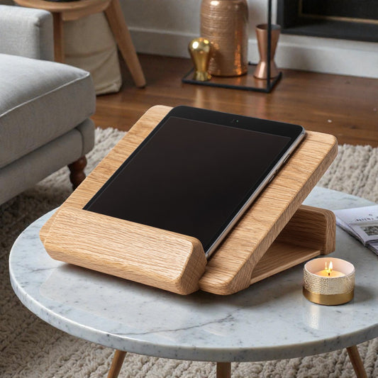 Vevos Minimalist Oak Wood Tablet Stand