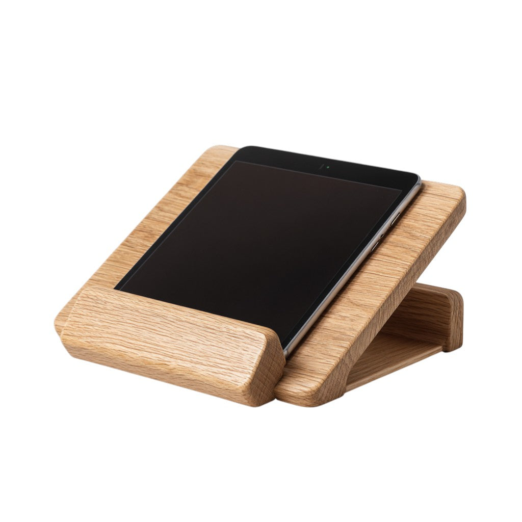 Vevos Minimalist Oak Wood Tablet Stand